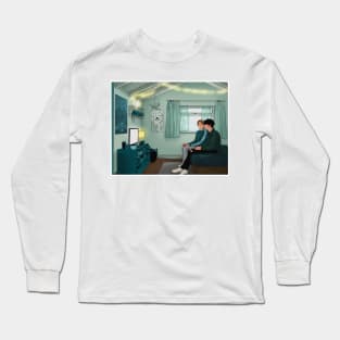 Nick and Charlie - heartstopper nick’s bedroom drawing Long Sleeve T-Shirt